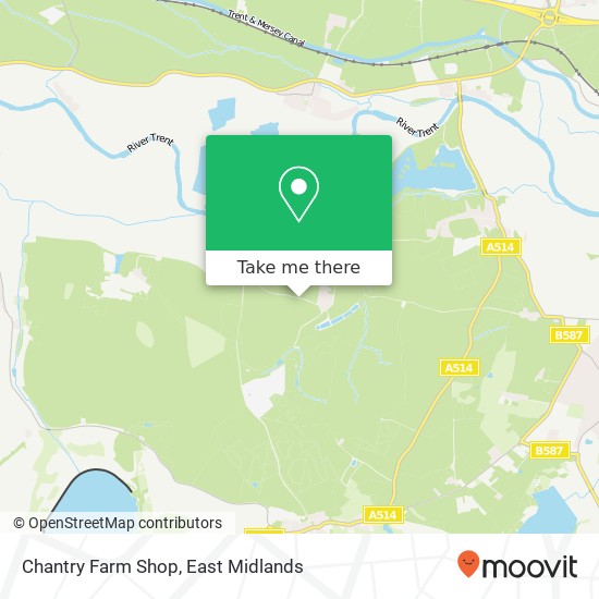 Chantry Farm Shop map