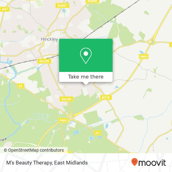 M's Beauty Therapy map