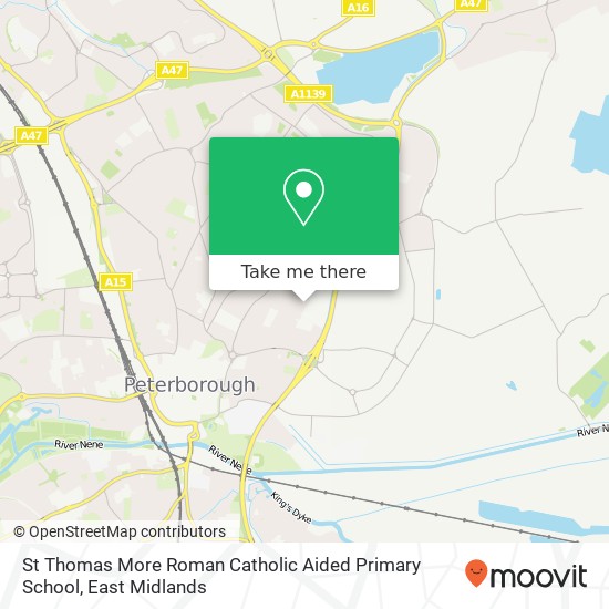 St Thomas More Roman Catholic Aided Primary School map