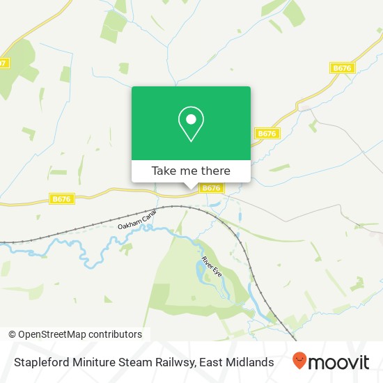 Stapleford Miniture Steam Railwsy map