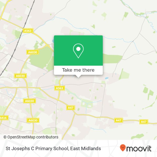 St Josephs C Primary School map