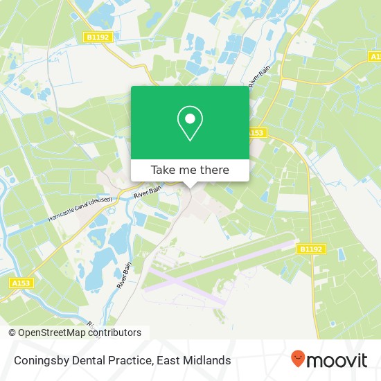 Coningsby Dental Practice map