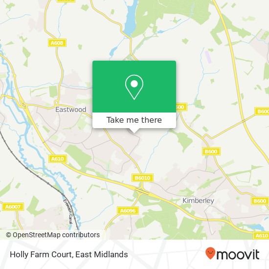 Holly Farm Court map