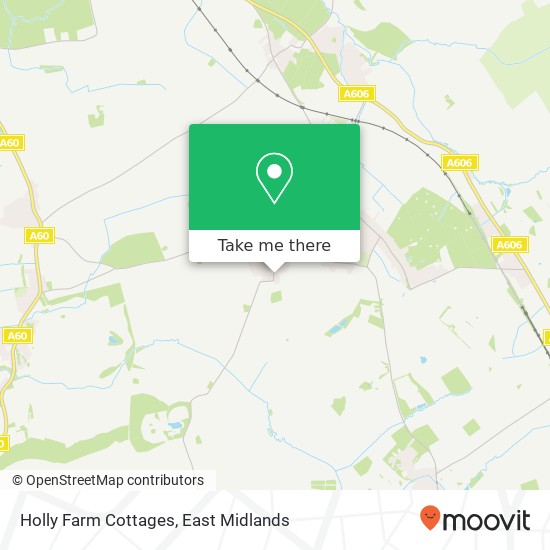 Holly Farm Cottages map