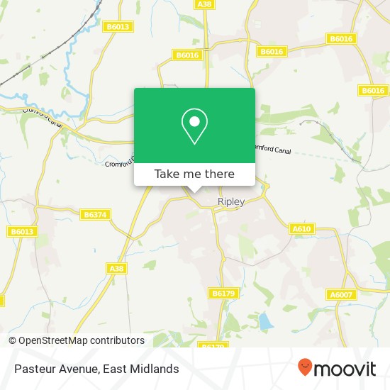 Pasteur Avenue map