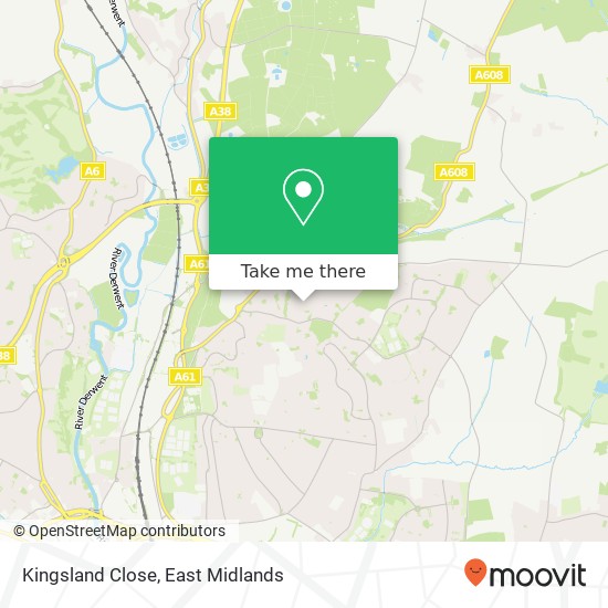 Kingsland Close map