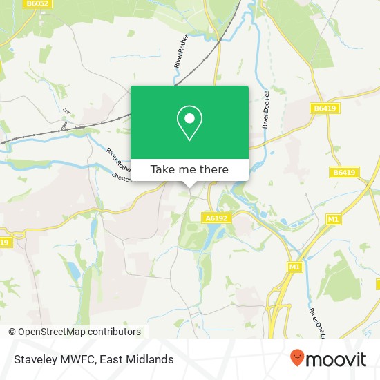 Staveley MWFC map
