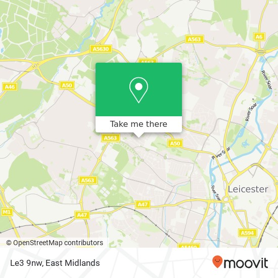 Le3 9nw map