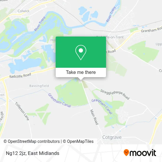 How to Get to Ng12 2jz in Rushcliffe by Bus or Train?