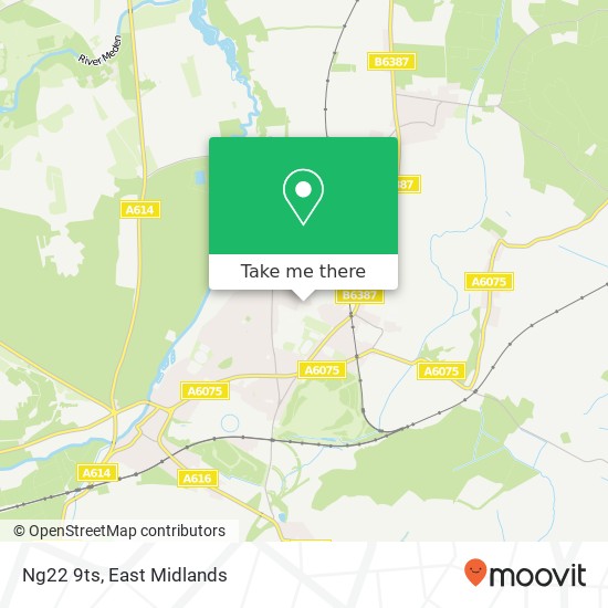Ng22 9ts map