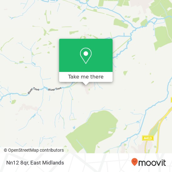 Nn12 8qr map