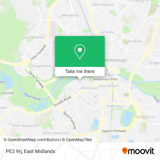 PE2 9rj map