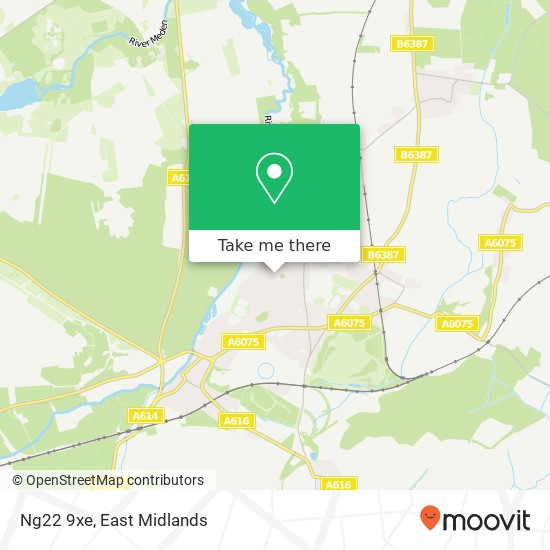 Ng22 9xe map