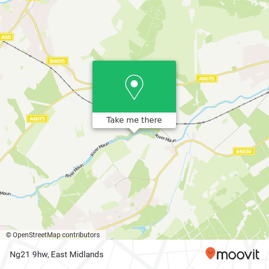 Ng21 9hw map