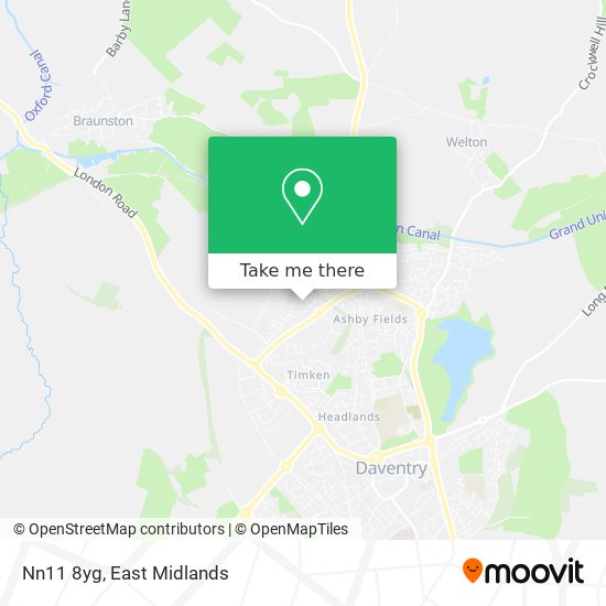 Nn11 8yg map