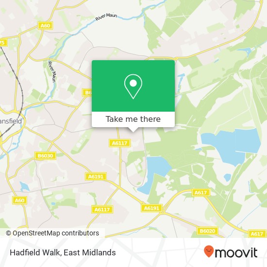Hadfield Walk map