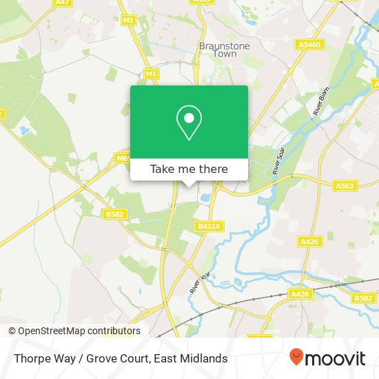 Thorpe Way / Grove Court map