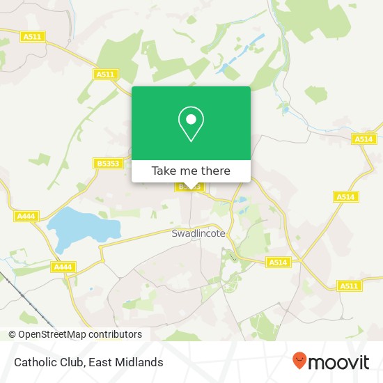 Catholic Club map