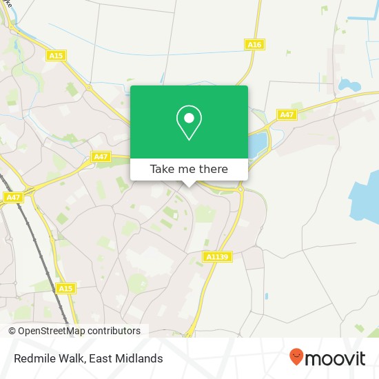 Redmile Walk map