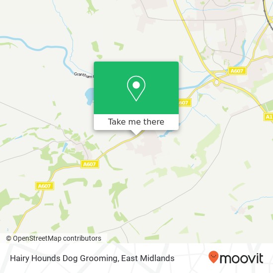 Hairy Hounds Dog Grooming map