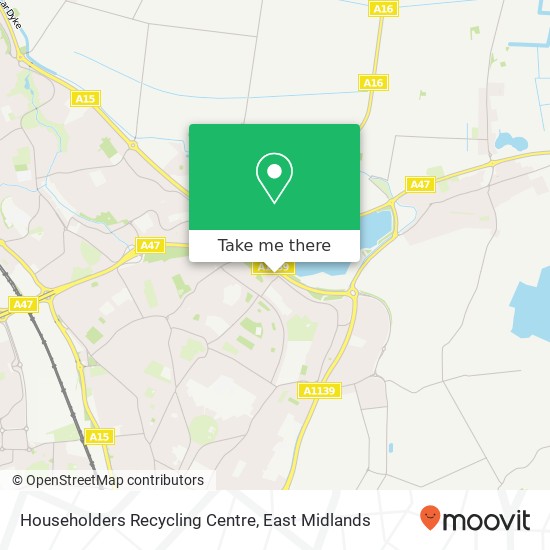Householders Recycling Centre map