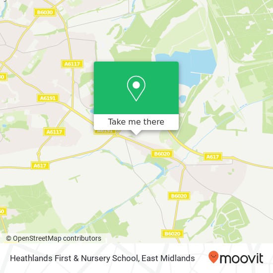 Heathlands First & Nursery School map