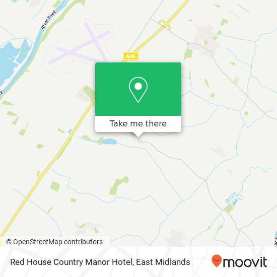 Red House Country Manor Hotel map