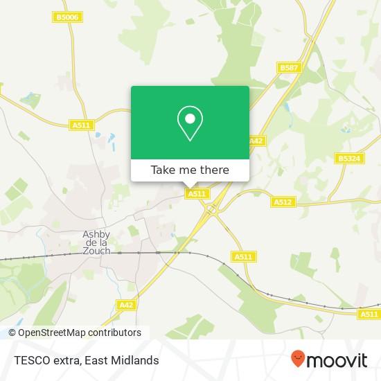 TESCO extra map