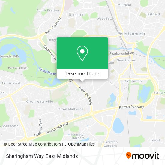 Sheringham Way map