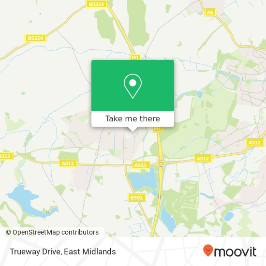 Trueway Drive map