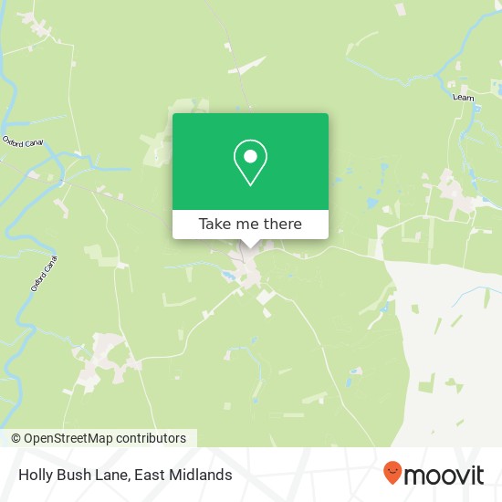 Holly Bush Lane map