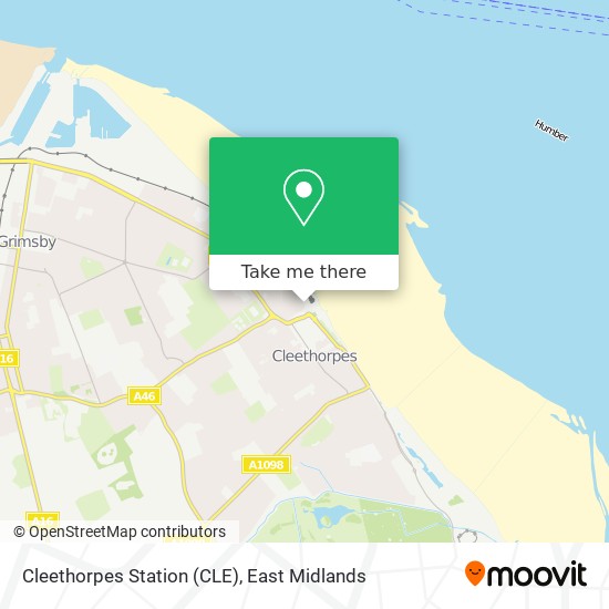 Cleethorpes Station (CLE) map