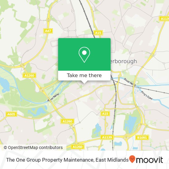 The One Group Property Maintenance map