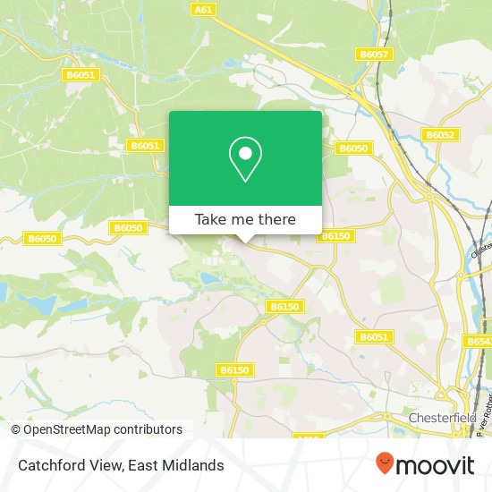 Catchford View map