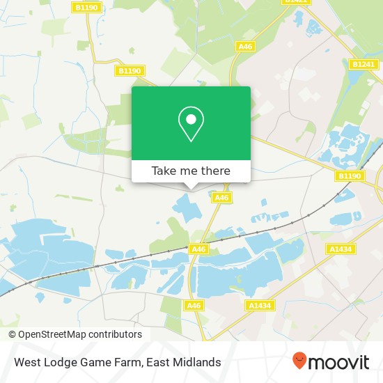 West Lodge Game Farm map