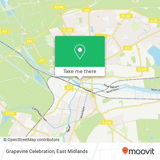 Grapevine Celebration map