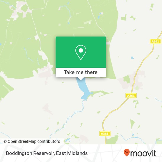 Boddington Reservoir map
