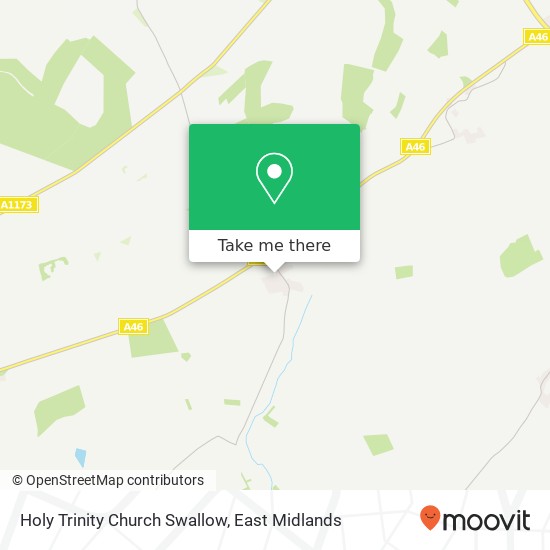 Holy Trinity Church Swallow map