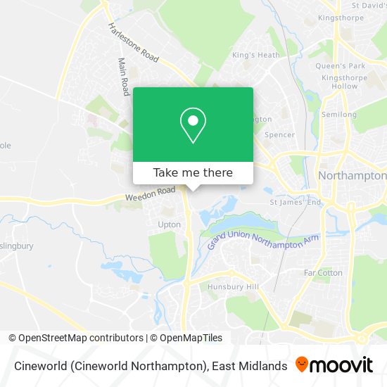 Cineworld (Cineworld Northampton) map