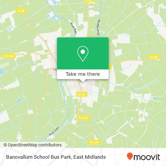 Banovallum School Bus Park map