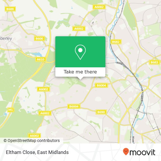 Eltham Close map