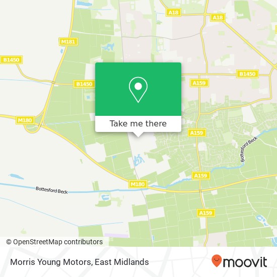Morris Young Motors map