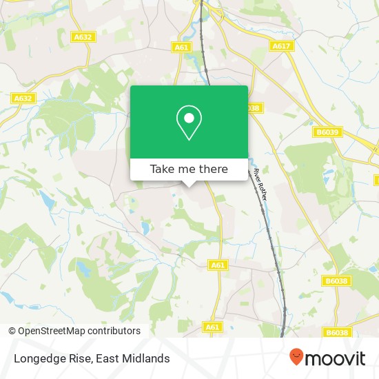 Longedge Rise map