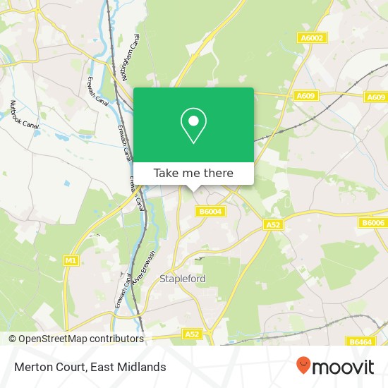 Merton Court map