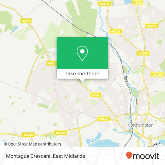 Montague Crescent map