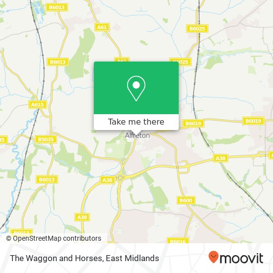 The Waggon and Horses map