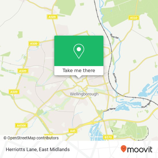 Herriotts Lane map