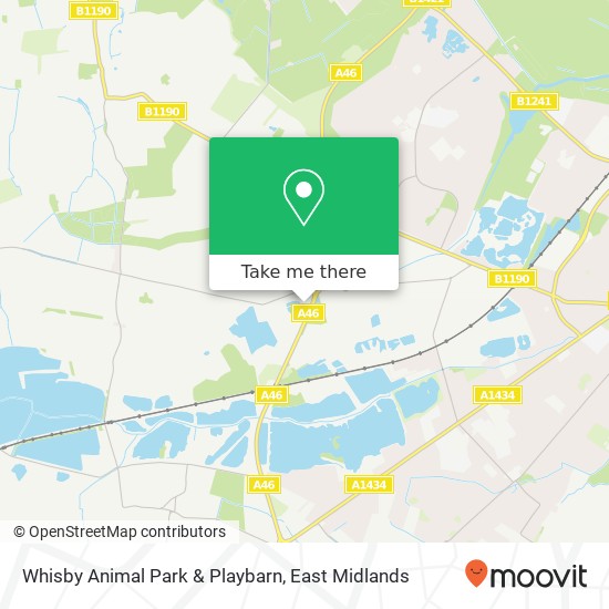 Whisby Animal Park & Playbarn map