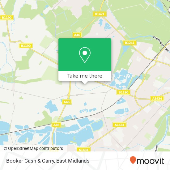 Booker Cash & Carry map