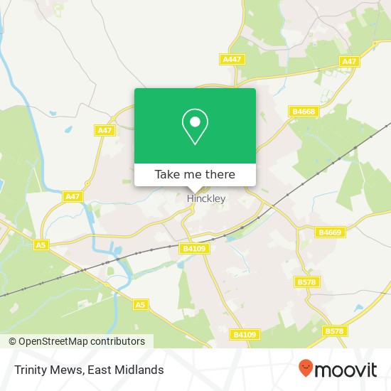 Trinity Mews map